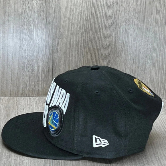 2018 NBA Finals Golden State Warriors New Era 9Fifty Cap Hat Mens One Size Black - Picture 4 of 10